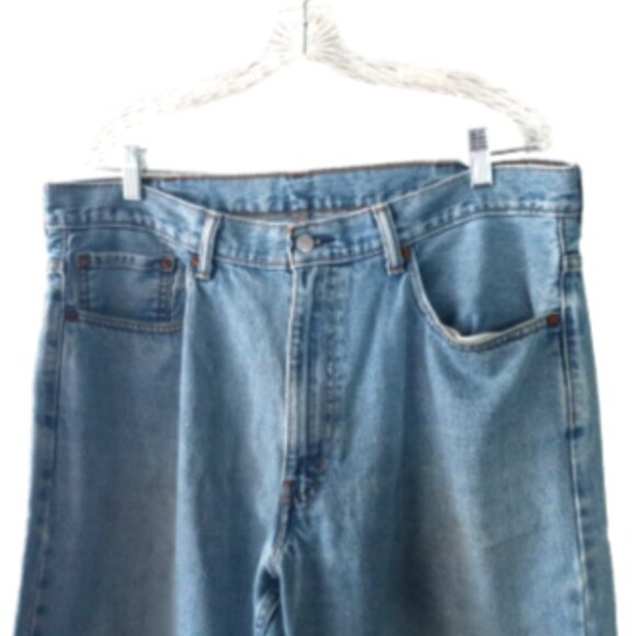 Mens Levis 550 Jeans Adult 38x30 Relaxed Fit Straight Leg Medium Wash Denim - Picture 6 of 13